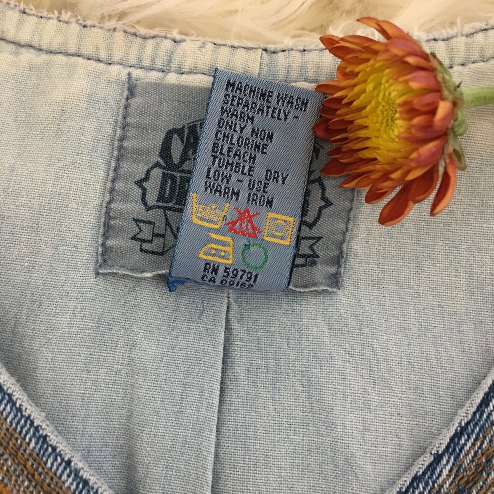 Cambridge Dry Goods Company Childrens Denim Vest - Picture 6 of 6